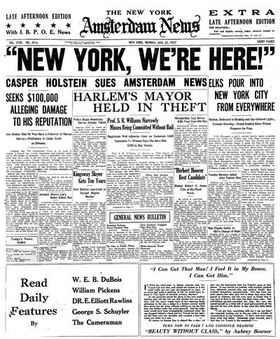 Amsterdam News, Aug 22, 1927
