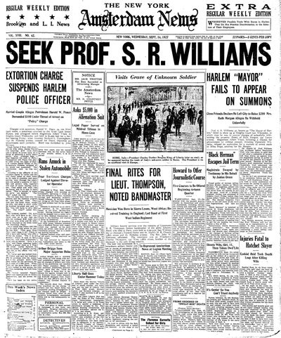 Amsterdam News, Sep 14, 1927