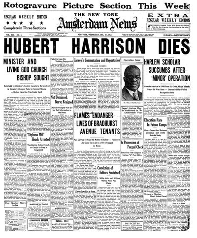 Amsterdam News, Dec 21, 1927