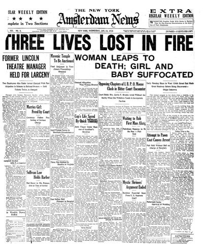 Amsterdam News, Jan 18, 1928