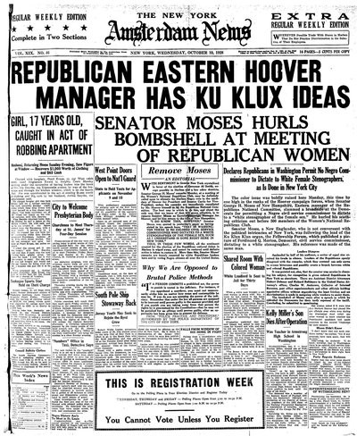 Amsterdam News, Oct 10, 1928