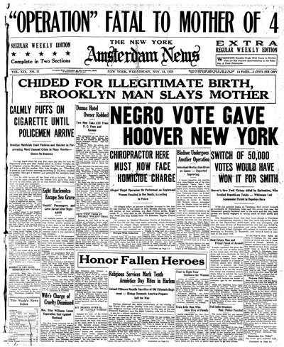 Amsterdam News, Nov 14, 1928