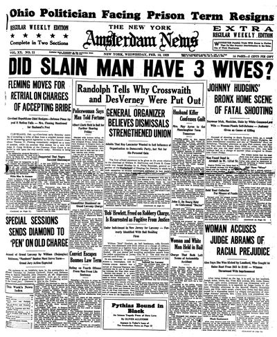 Amsterdam News, Feb 13, 1929