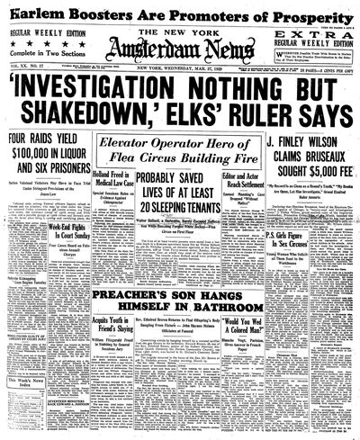Amsterdam News, Mar 27, 1929
