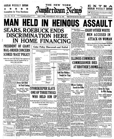 Amsterdam News, May 22, 1929
