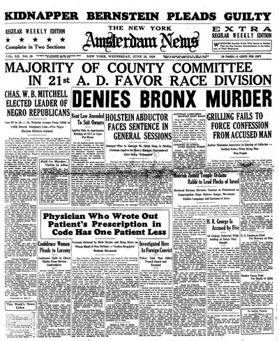 Amsterdam News, Jun 19, 1929