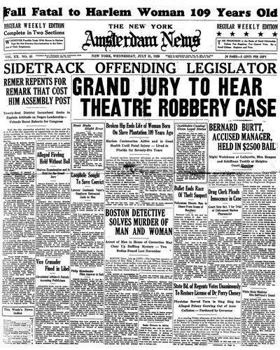 Amsterdam News, Jul 31, 1929
