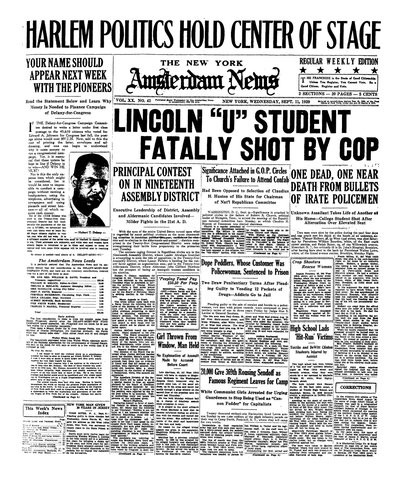 Amsterdam News, Sep 11, 1929