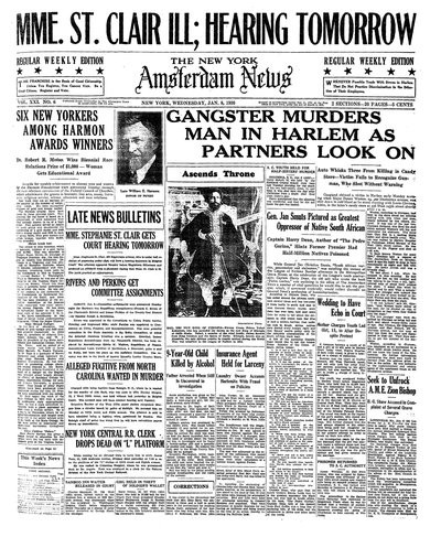 Amsterdam News, Jan 8, 1930