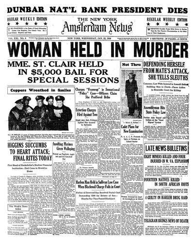 Amsterdam News, Jan 22, 1930