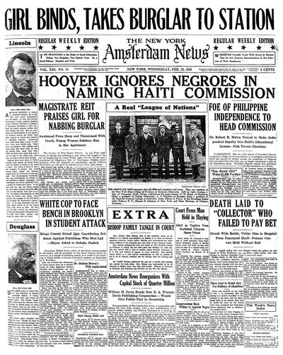 Amsterdam News, Feb 12, 1930