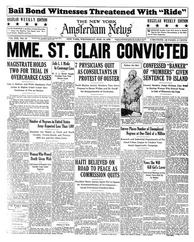 Amsterdam News, Mar 19, 1930