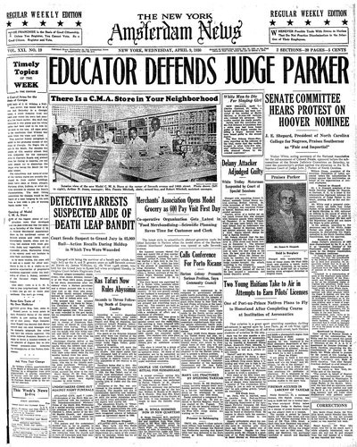 Amsterdam News, Apr 9, 1930