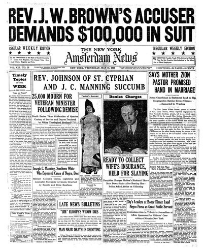 Amsterdam News, May 21, 1930