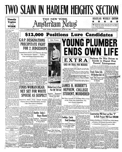 Amsterdam News, Jun 25, 1930