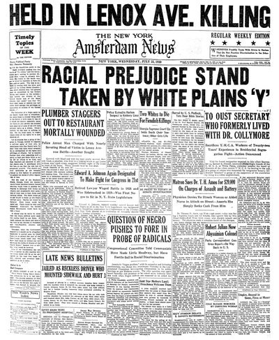 Amsterdam News, Jul 23, 1930