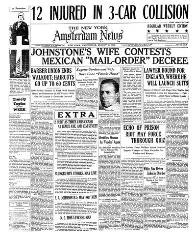 Amsterdam News, Aug 20, 1930