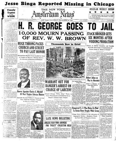 Amsterdam News, Sep 24, 1930