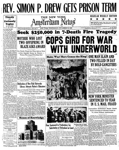 Amsterdam News, Nov 19, 1930