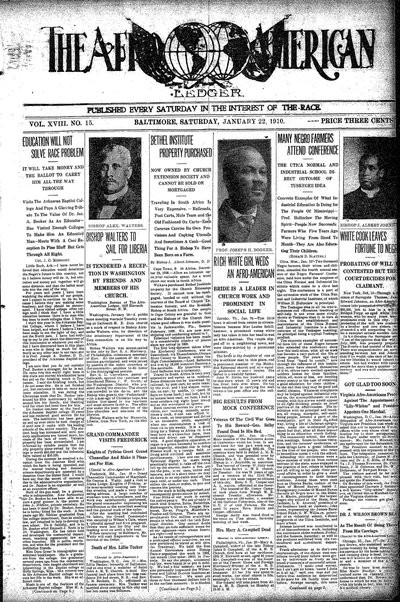 The Afro-American, Jan 22, 1910