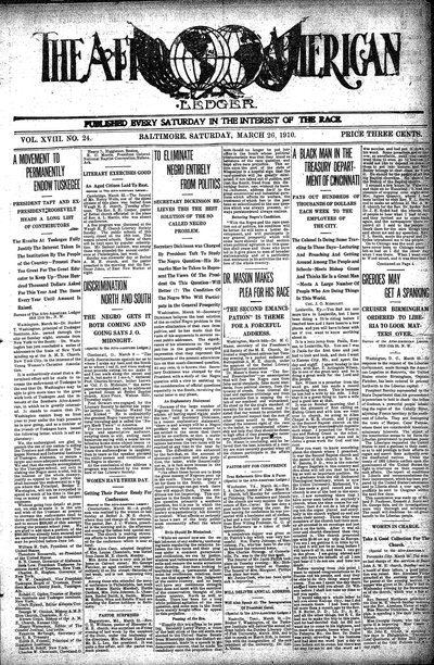 The Afro-American, Mar 26, 1910
