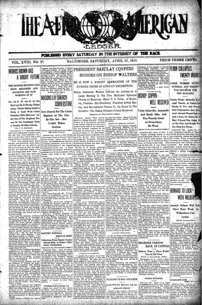 The Afro-American, Apr 16, 1910