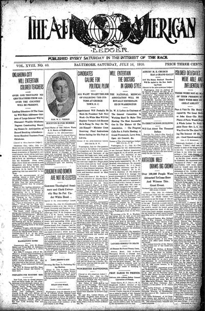 The Afro-American, Jul 16, 1910