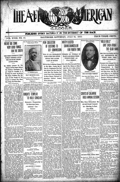 The Afro-American, Jul 30, 1910