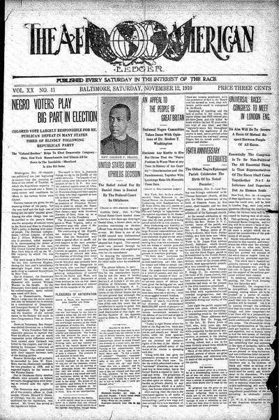 The Afro-American, Nov 12, 1910