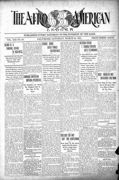 The Afro-American, Mar 18, 1911