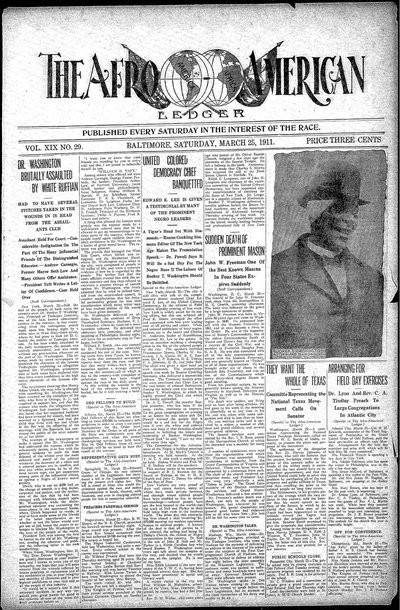 The Afro-American, Mar 25, 1911