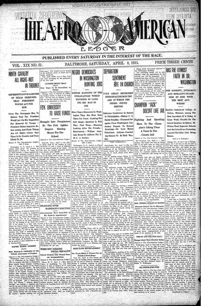 The Afro-American, Apr 8, 1911