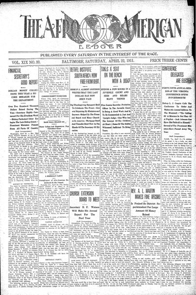 The Afro-American, Apr 22, 1911