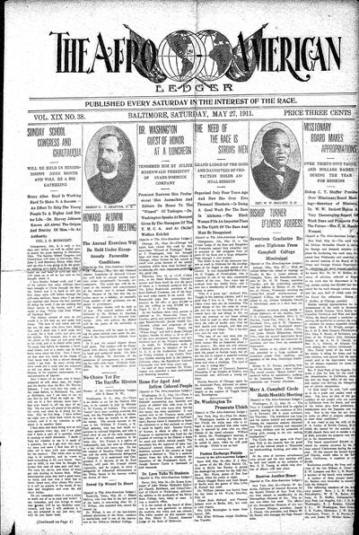The Afro-American, May 27, 1911