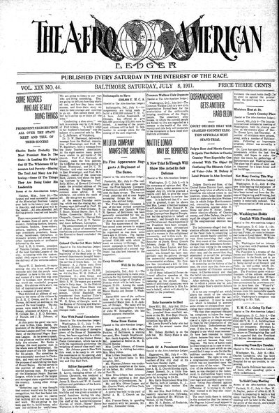 The Afro-American, Jul 8, 1911