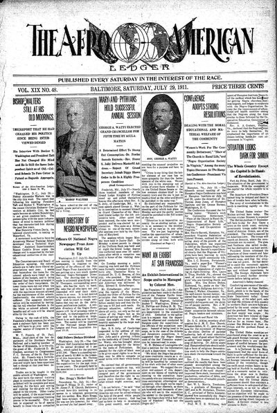 The Afro-American, Jul 29, 1911