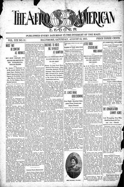 The Afro-American, Aug 19, 1911