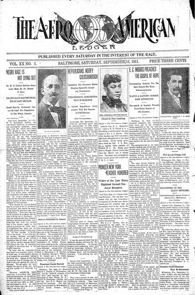 The Afro-American, Sep 16, 1911