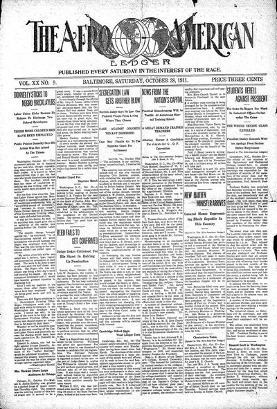 The Afro-American, Oct 28, 1911