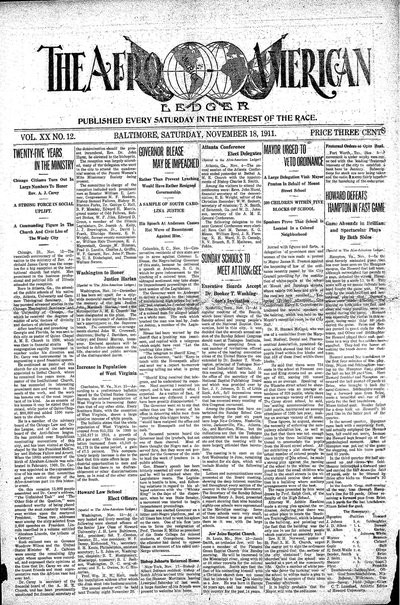 The Afro-American, Nov 18, 1911