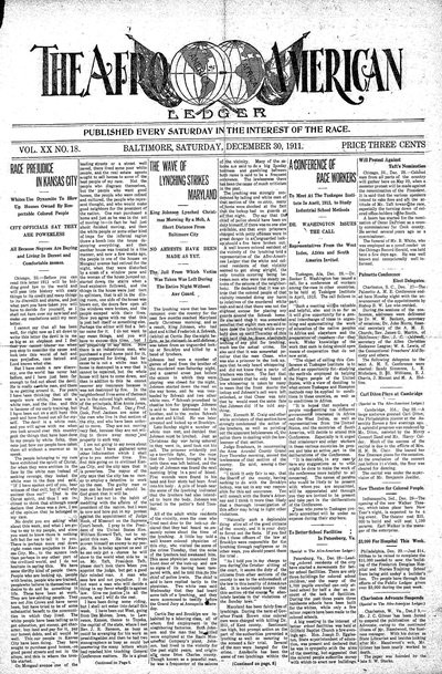 The Afro-American, Dec 30, 1911