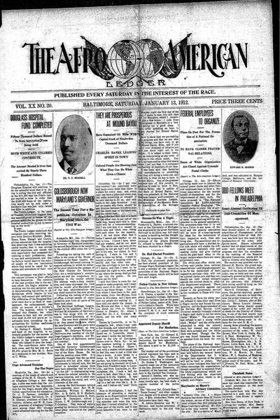 The Afro-American, Jan 13, 1912