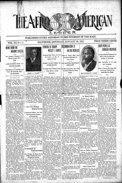 The Afro-American, Jan 20, 1912