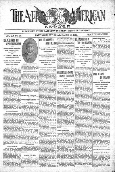 The Afro-American, Mar 16, 1912