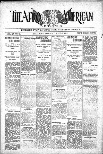 The Afro-American, Jun 15, 1912