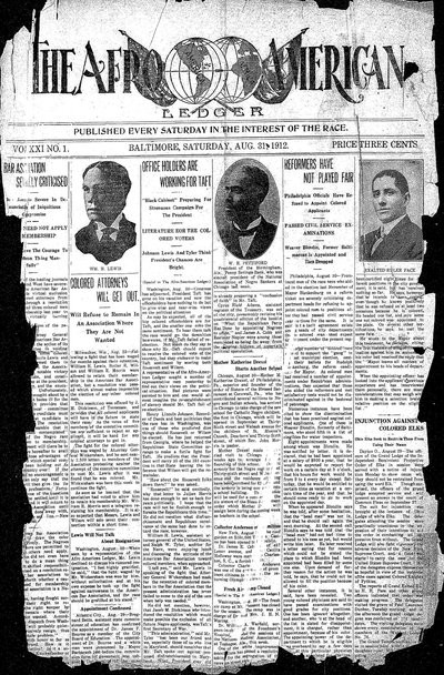 The Afro-American, Aug 31, 1912