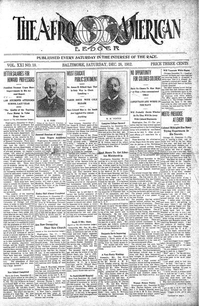 The Afro-American, Dec 28, 1912