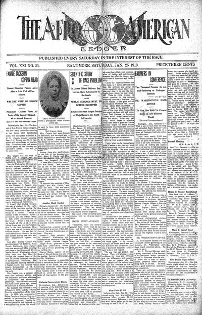 The Afro-American, Jan 25, 1913