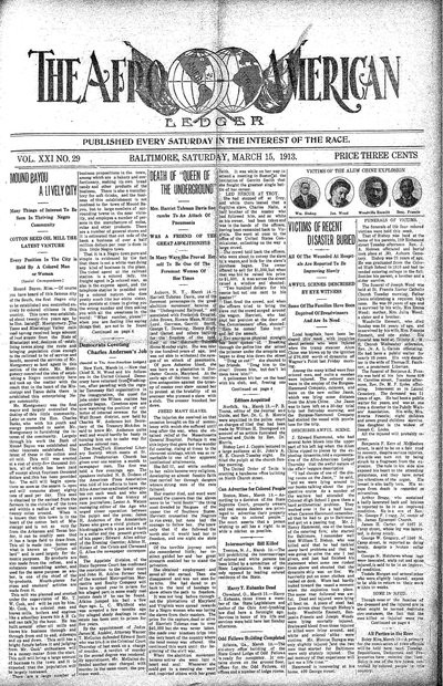 The Afro-American, Mar 15, 1913
