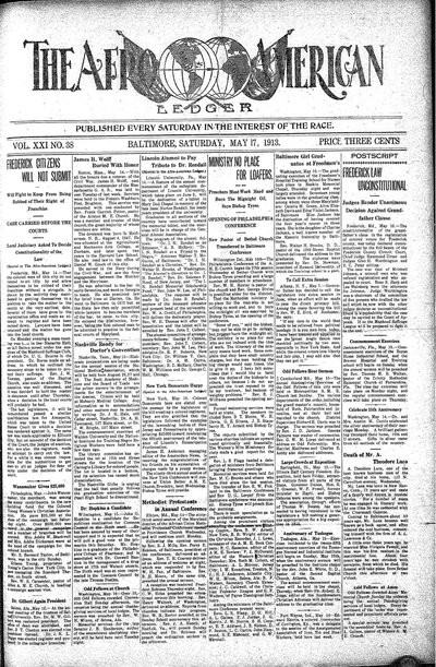 The Afro-American, May 17, 1913